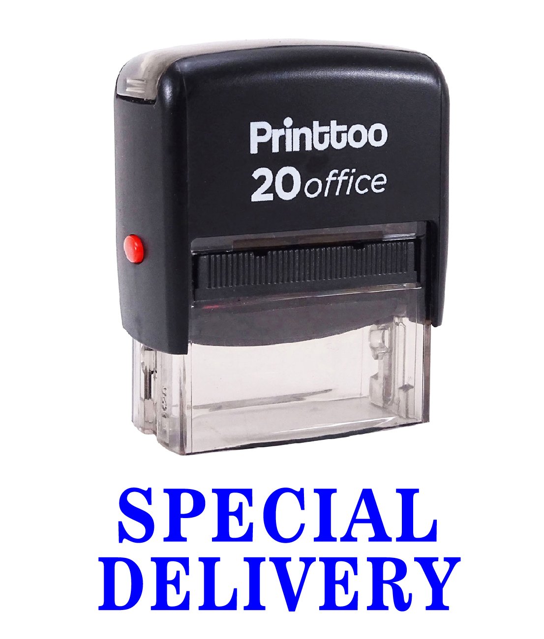 Printtoo Special DELIVERY Self Inking Rubber Stamp Office Stationary Custom Stamp-Blue