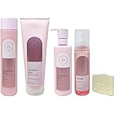 Bath & Body Works Sensitive Skin Colloidal Oatmeal 4 Piece Gift Set - Bubble Bath, Moisturizing Body Wash, Body Lotion and Perfume Mist - with a Natural Oats Sample Soap