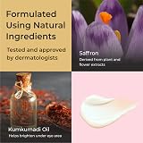 Auravedic Kumkumadi Under Eye Cream Dark Circles Fine Lines Women Men 50ml view 5
