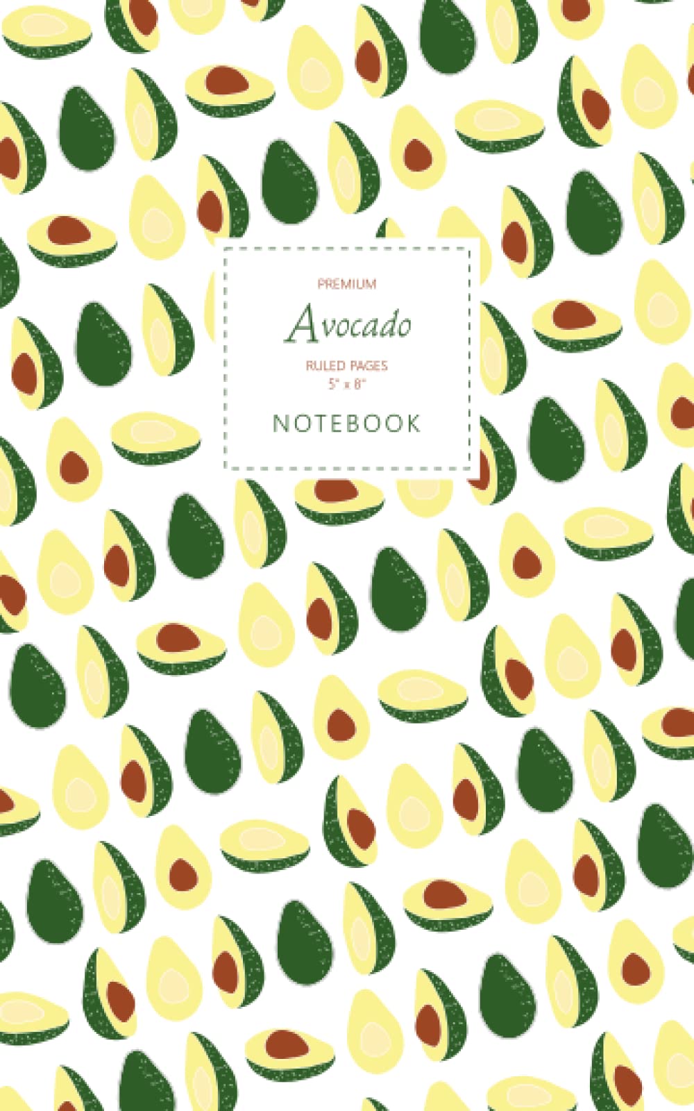 Avocado Notebook - Ruled Pages - 5x8 - Premium (Original)