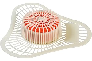 ScentBon 7001 Urinal Deodorizer Non Para Urinal Cakes Block, 2000 Flushes Urinal Screens Deodorizer, Cherry Fragrance Urinal Screen, Red Urinal Cake (Pack of 12)
