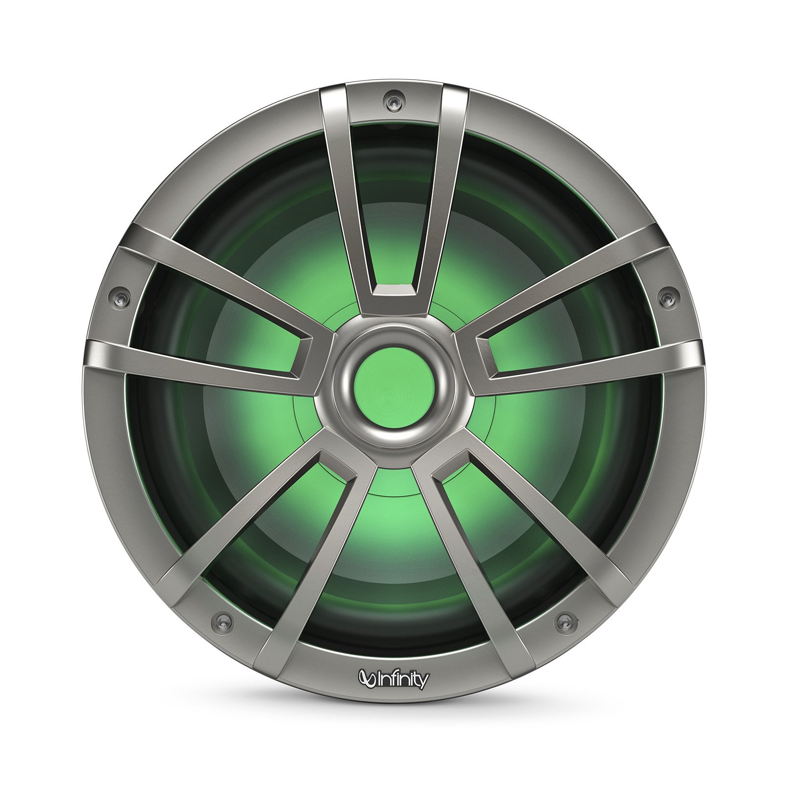 Infinity 1022MLT 10 Inch Marine RGB LED Subwoofer - Titanium