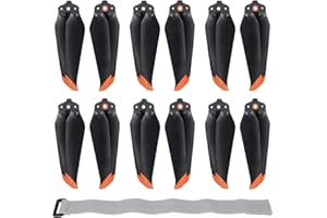 CQT (12Pcs) Air 2 S 2s Propellers Blades + Propeller Holder Strap Compatible with DJI Air 2s / Mavic Air 2 Props Propeller Wings Replacement Accessories Low-Noise and Quick-Release Props