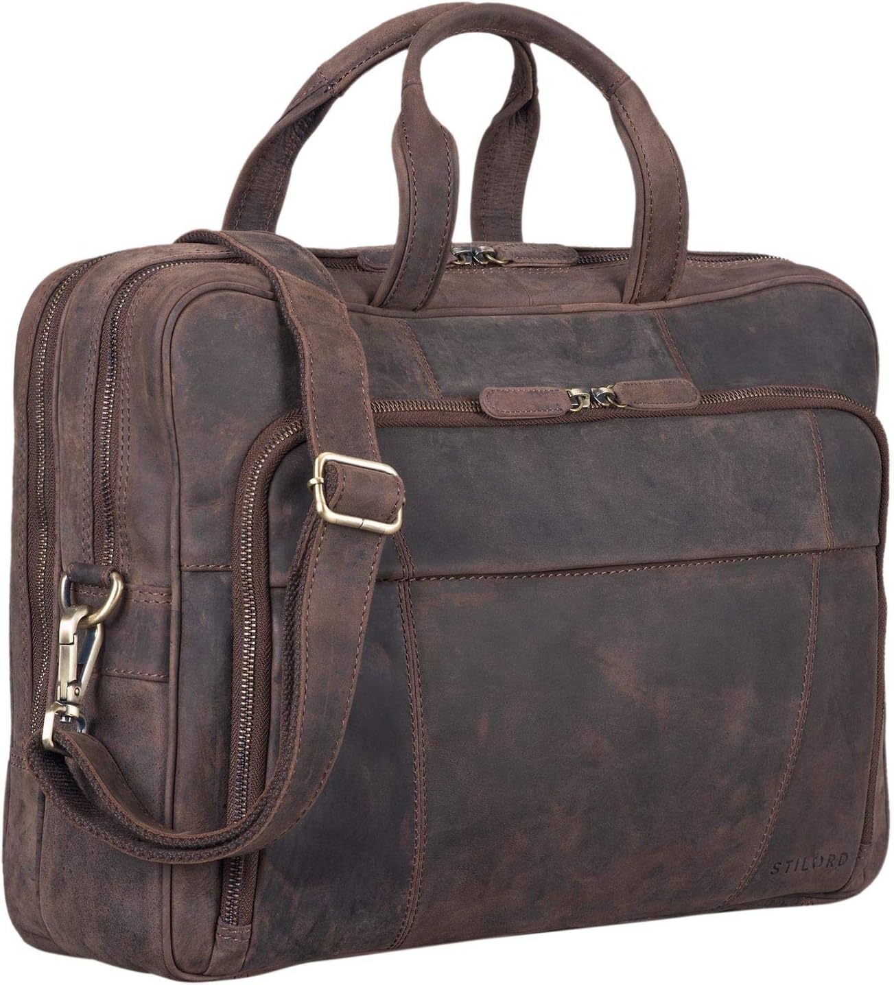 Stilord 'harry' borsello uomo tracolla in pelle borsa messenger piccola in  cuoio vintage borsa tablet 10.1. pollici amazon shoes pelle - Stileo.it