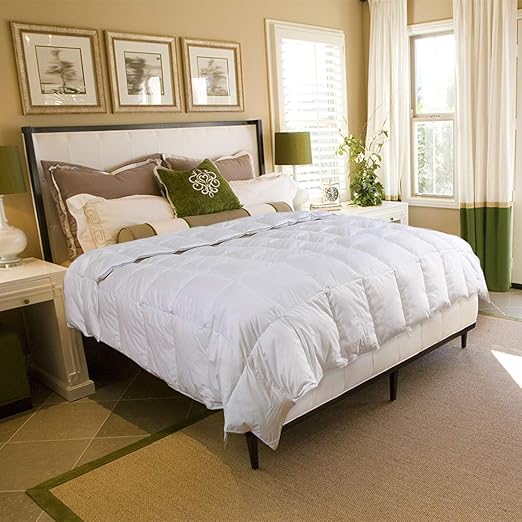 Amazon Com Lightweight Goose Down Comforter Twin Size For All