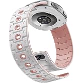 Bandletic Silicone Magnetic Band Compatible with Samsung Galaxy Watch 9/8 | Dual-lock: Strong N54 Magnetic Closure + Pin-and-Tuck Clasp Prevents Slips, For Camping, Gym &amp; Office, Fits Watch 9/8 Classic