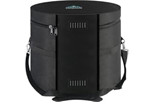EASTROCK 22" x16" Bass Drum Bag, Bass Drum Cases 15 mm Thick Padding for Your Drum Protection (22 * 16" Bass)