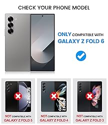 SIXBOX for Samsung Galaxy Z Fold 6 Case with Card