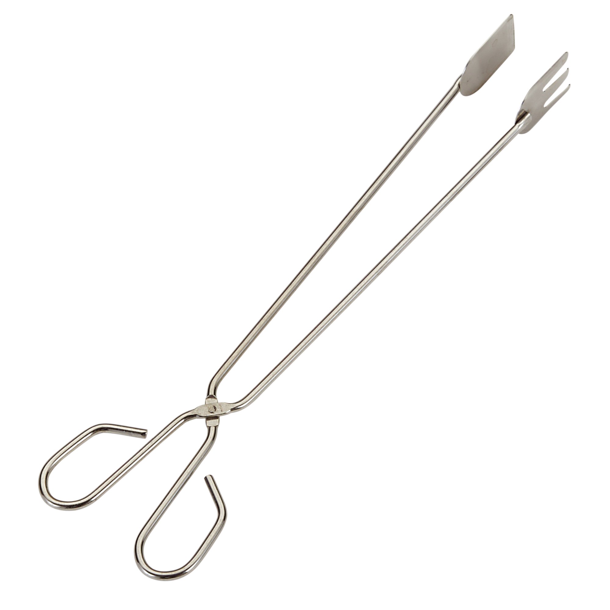 SAUVIC 04468 35 cm 18/8 Stainless Steel Tong with Scoop - Silver