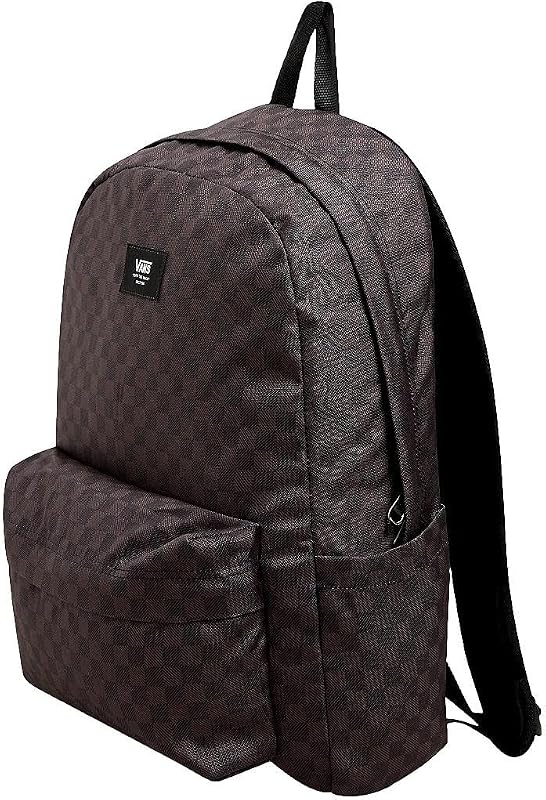 Old Skool Check Backpack VN000H4XBA51, Unisex backpacks, Black, One size EU