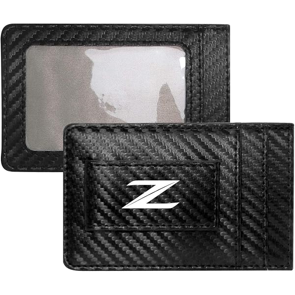 Honda Carbon Fiber Leather Wallet - RFID Blocking Card Case With Money Clip - View #11