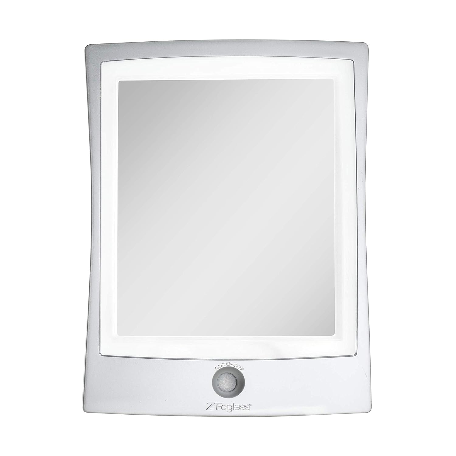 Zadro Products ZWTAR20S Rechargeable LED Lighted Fogless Shower Shaving Mirror, Silver & White : Beauty