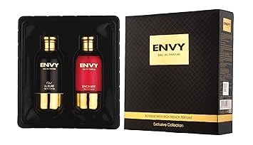 Envy Luxure and Enchant Perfume Gift Pack, 100 ml (Pack of 2)