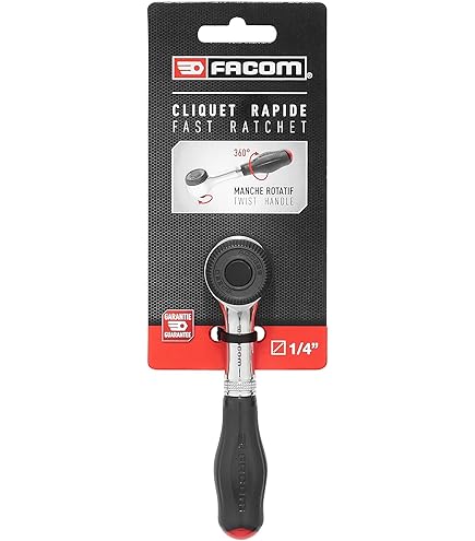 Facom J.360PB Rotator Handle Ratchet, 3/8