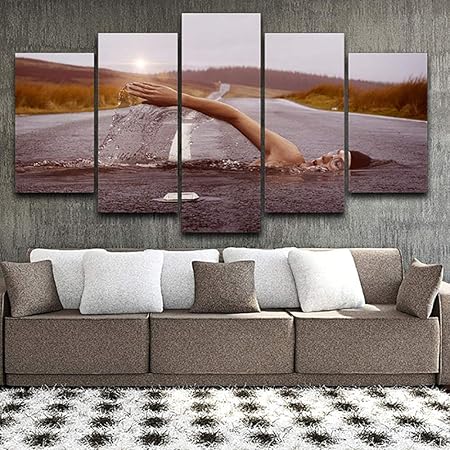 SHHSGZ Pinturas artísticas Cuadro Lienzo Imagen Lona Sala Estar Moderna