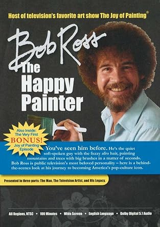 Amazon Com Bob Ross The Happy Painter Bob Ross Jane Seymour
