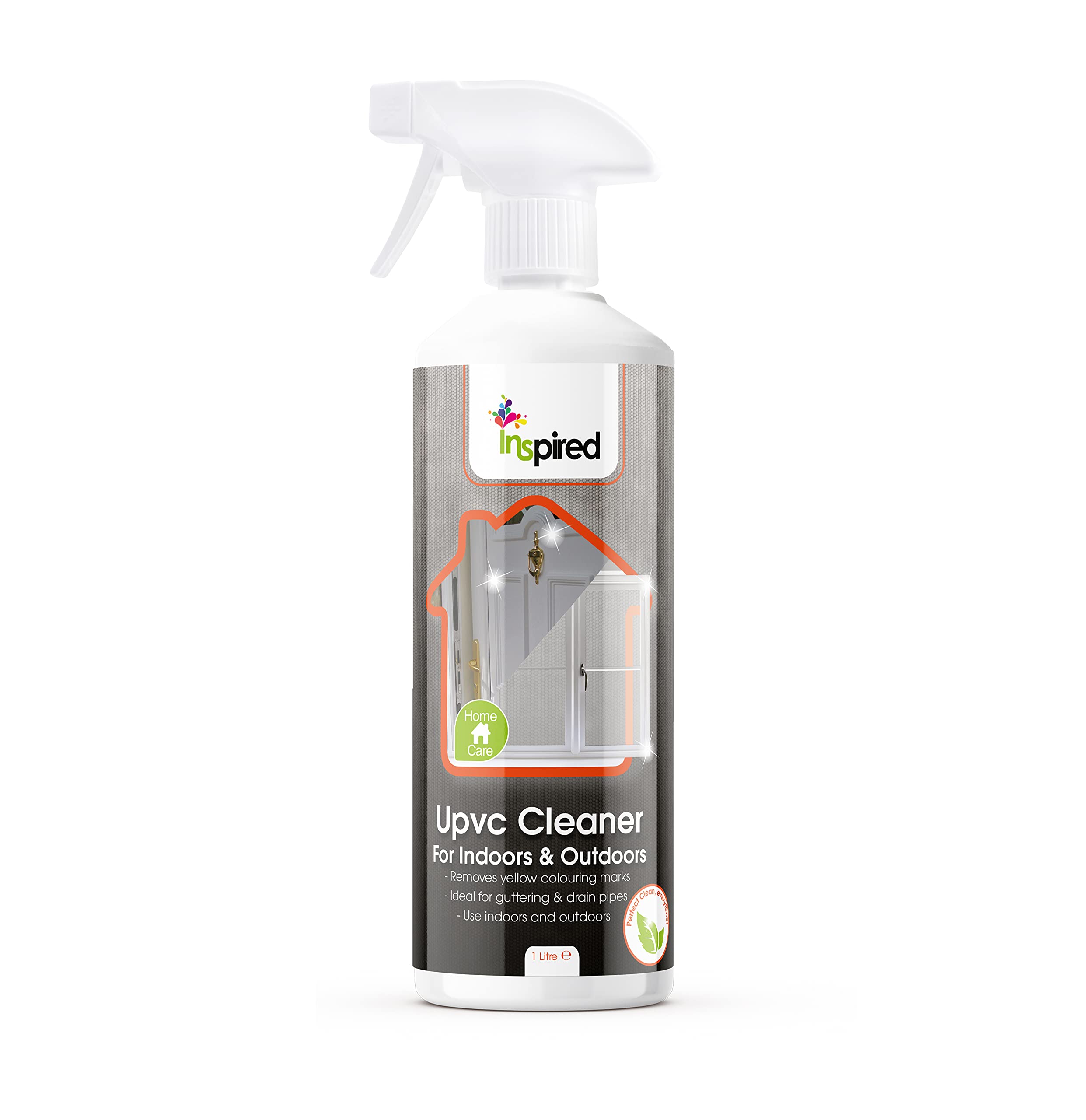 Inspired UPVC Cleaner for Indoors and Outdoors | Hard Plastic Reviver, Ideal for Doors, Gutters & Window Frames - 1 Litre