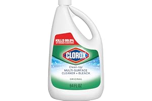 Clorox Clean-Up All Purpose Cleaner with Bleach Original, Household Essentials, 64 Ounce Refill Bottle (Package May Vary)