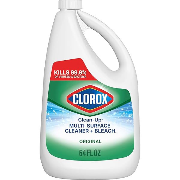 CLOROX CLEAN-UP ALL PURPOSE CLEANER WITH BLEACH ORIGINAL, HOUSEHOLD ESSENTIALS, 64 OUNCE REFILL BOTTLE
