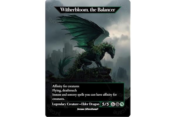 Witherbloom, the Balancer - Full Art Altered Art Custom Proxy Cards