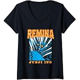 Women's Junji Ito Remina Dead Astronaut V-Neck T-Shirt