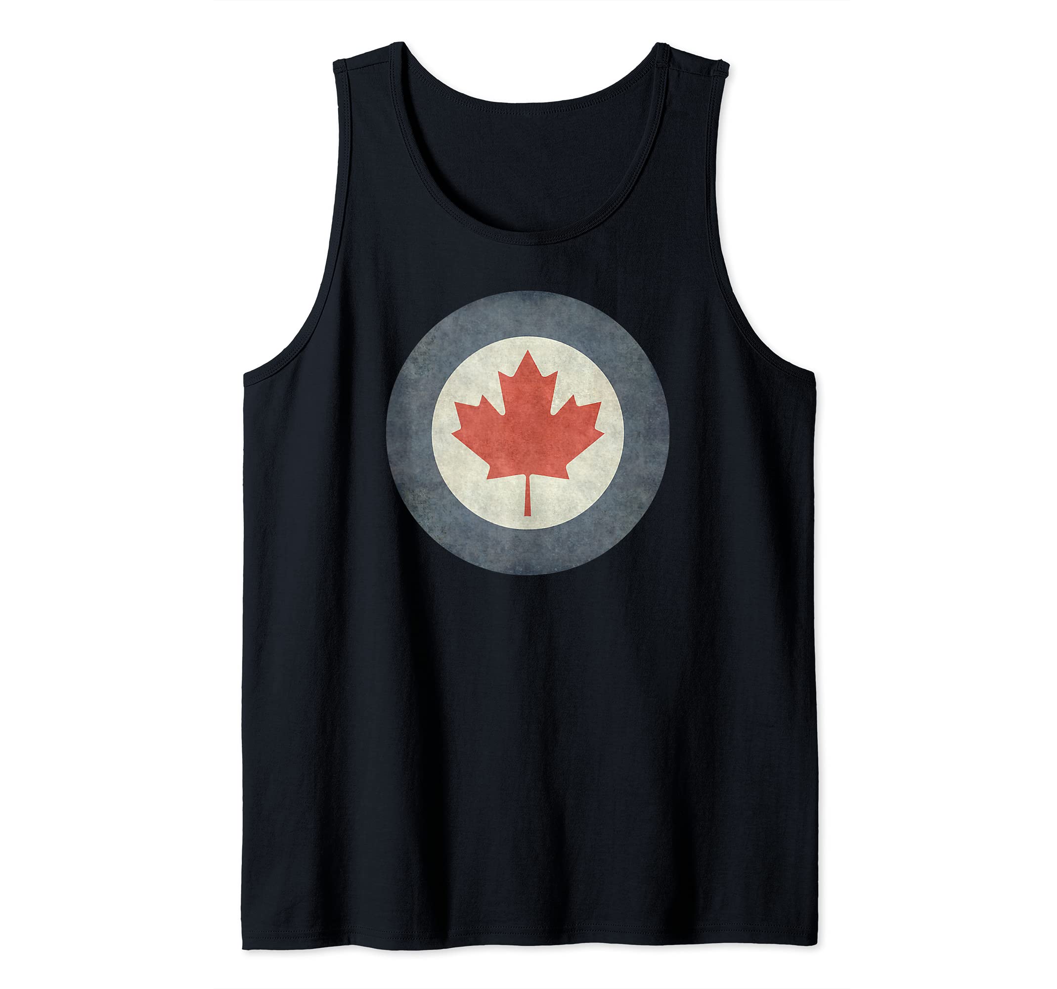 Stylized air force Roundel of Canada Grungy Tank Top