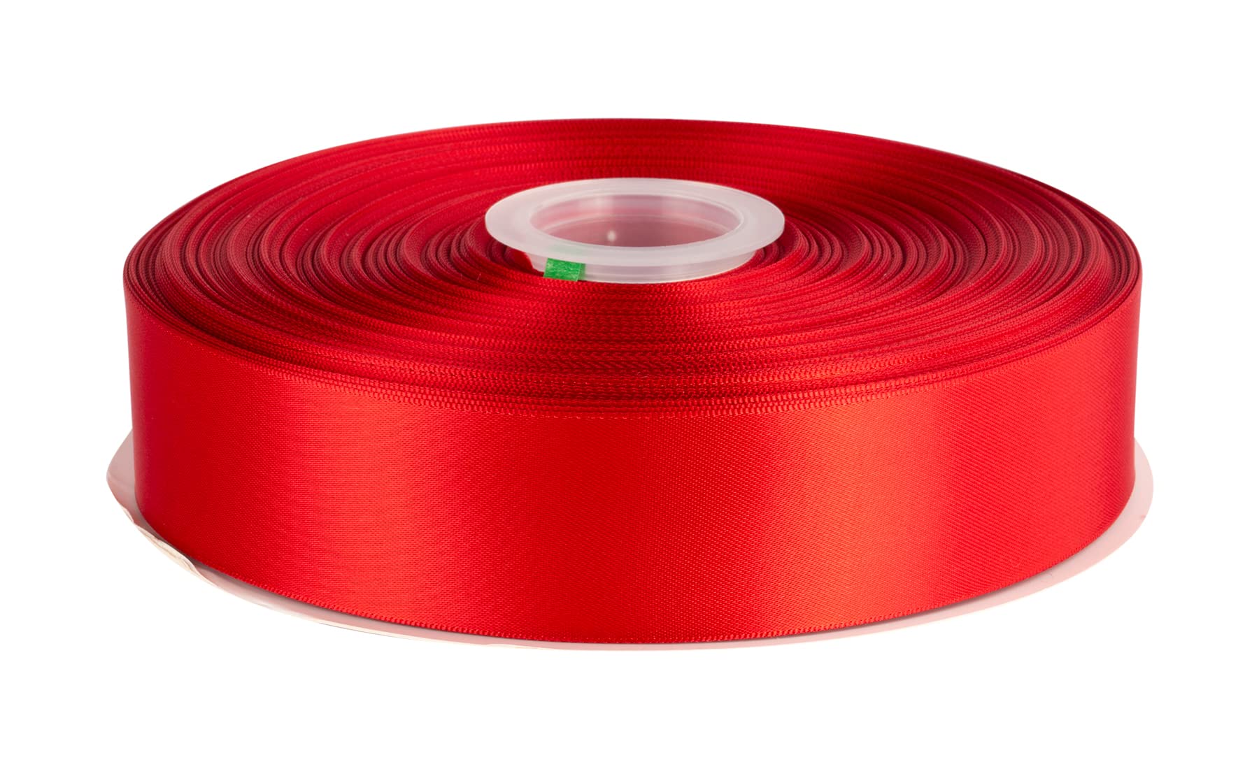 Double Faced Satin Ribbon, 38mm X 91M, Solid Polyester Ribbon for Gift Wrapping, Crafts, Wedding Party Ceremony Decoration, Floral Arrangement, Sewing (Red)