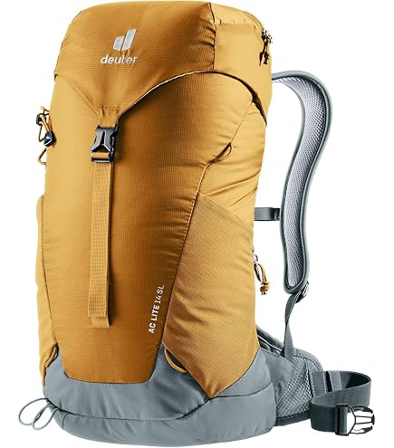 Deuter AC Lite 14 SL Women's 14 Liter Backpack with Lightweight Steel Frame and Ergonomical Straps | Hydration Compatible, Ventilated Back and Rain Cover for Day