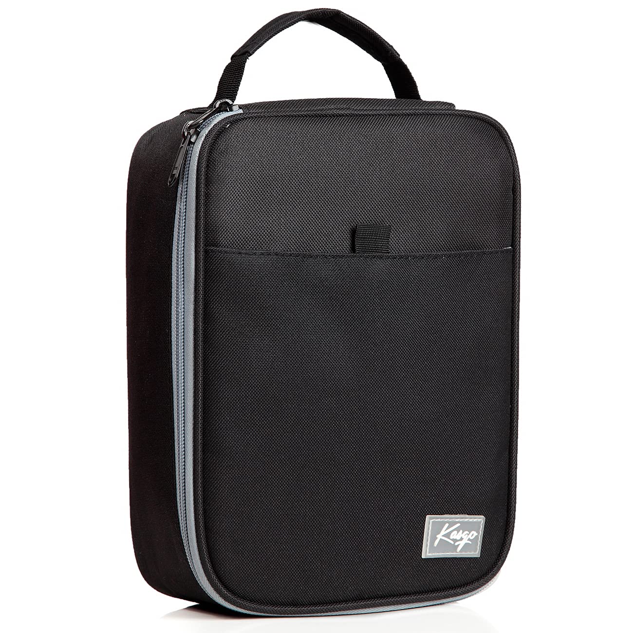 Kasgo Large Pencil Case, 54 Slots Stationary Pencil Pouch with 2 Detachable Layers Color Pencil Holder for School Work Art Black