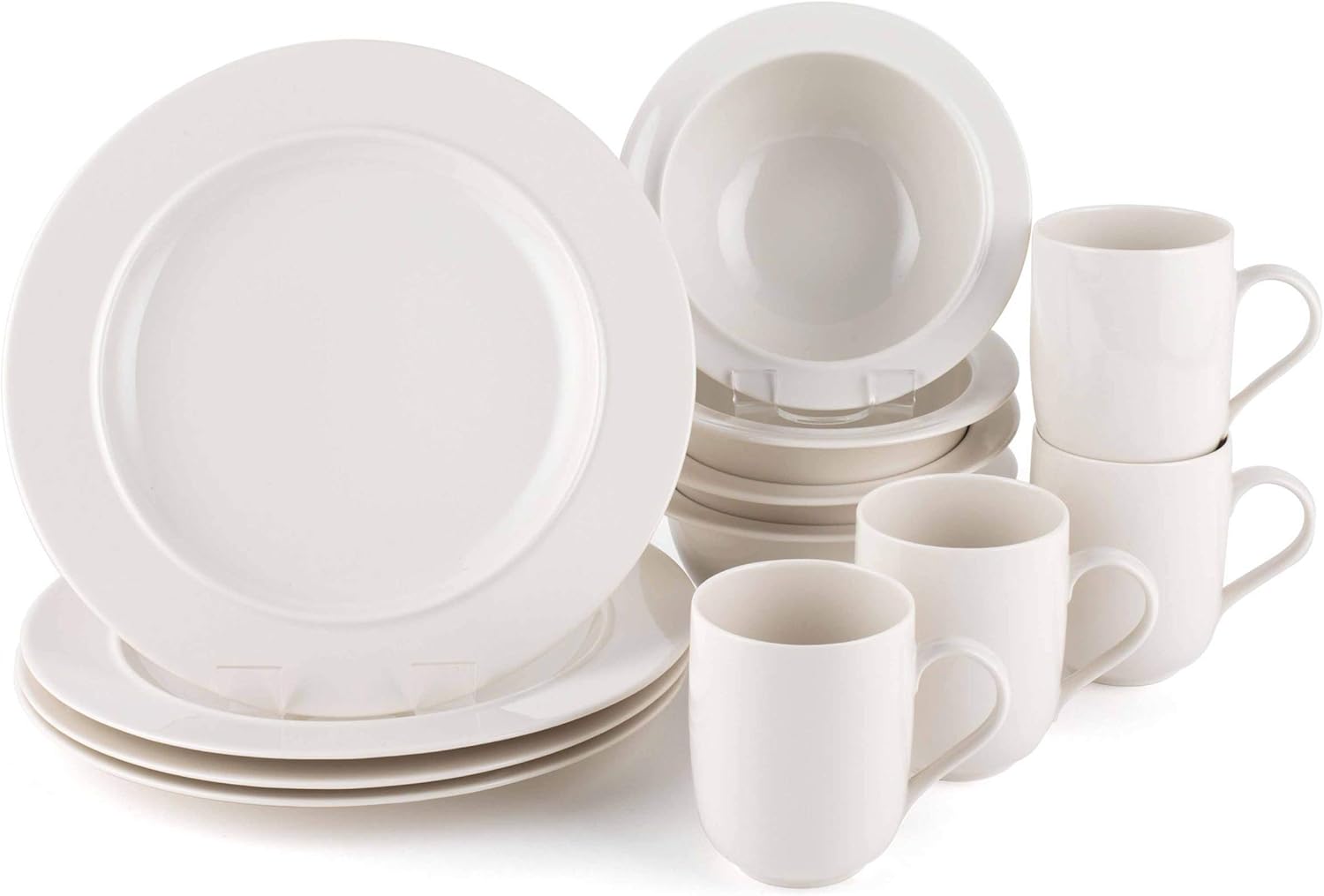 Alessi La Bella Tavola Porcelain Dinnerware Set, 12 Piece