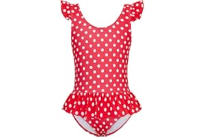 Vieille Toddler Little Girls One Piece Swimsuits Ruffles Bathing Suits Mermaid Dinosaur Swimwear 2-7T