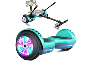 FLYING-ANT Hoverboard, 6.5 Inch Self Balancing Hoverboards with Bluetooth and LED Lights, Hover Board for Kids Teenagers