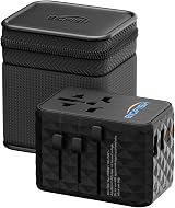 BigFish Universal Travel Adapter 65W USB C PD 4 USB Ports EU UK US AU