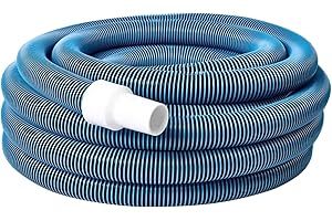 VILLASTAR In-Ground Pool Vacuum Hose With Swivel Cuff for In-Ground Pools, 29.53 Feet, Neutral