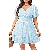 Pinup Fashion Women Plus Size Dresses Summer -Graduation Wedding Guest Casual Semi Formal Short Dress 2025