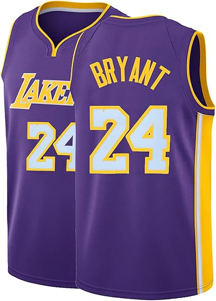 Amazon.com: Mens Kobe Jersey Los Angeles 24 Basketball Bryant Purple Jerseys (X-Large): Clothing