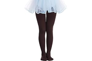 Frola Tights for Girls 40 Denier Semi Opaque Soft Pantyhose Ballet Dance Panty Footed Tights