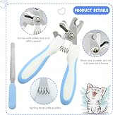 Crafterlife Rabbit Grooming Kit 6 Piece Small Animal Brush Nail Clipper Set view 6