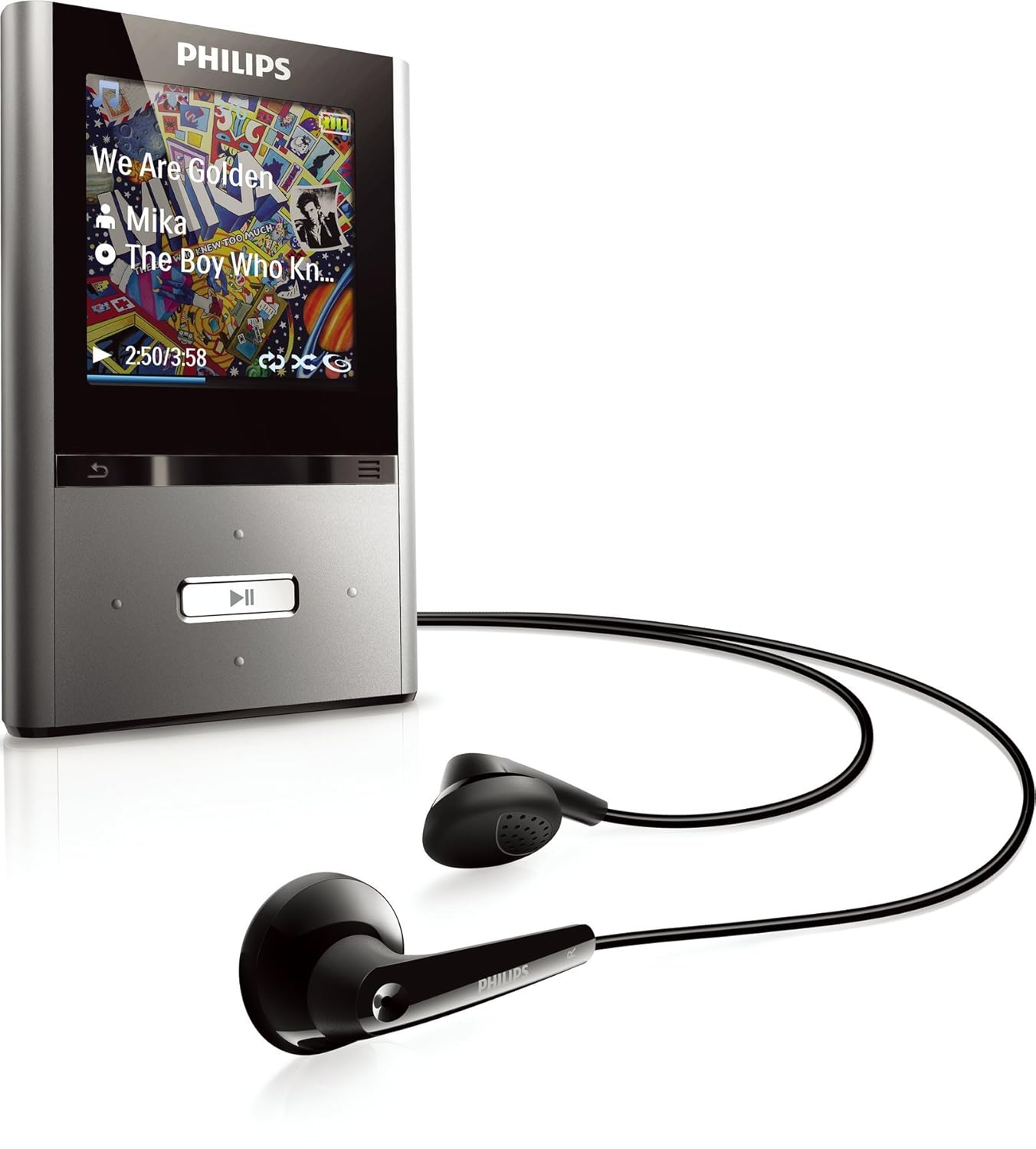 Amazon.com: Philips GoGear Vibe 4 GB MP3 Player (Black) (Discontinued by  Manufacturer): Home Audio & Theater
