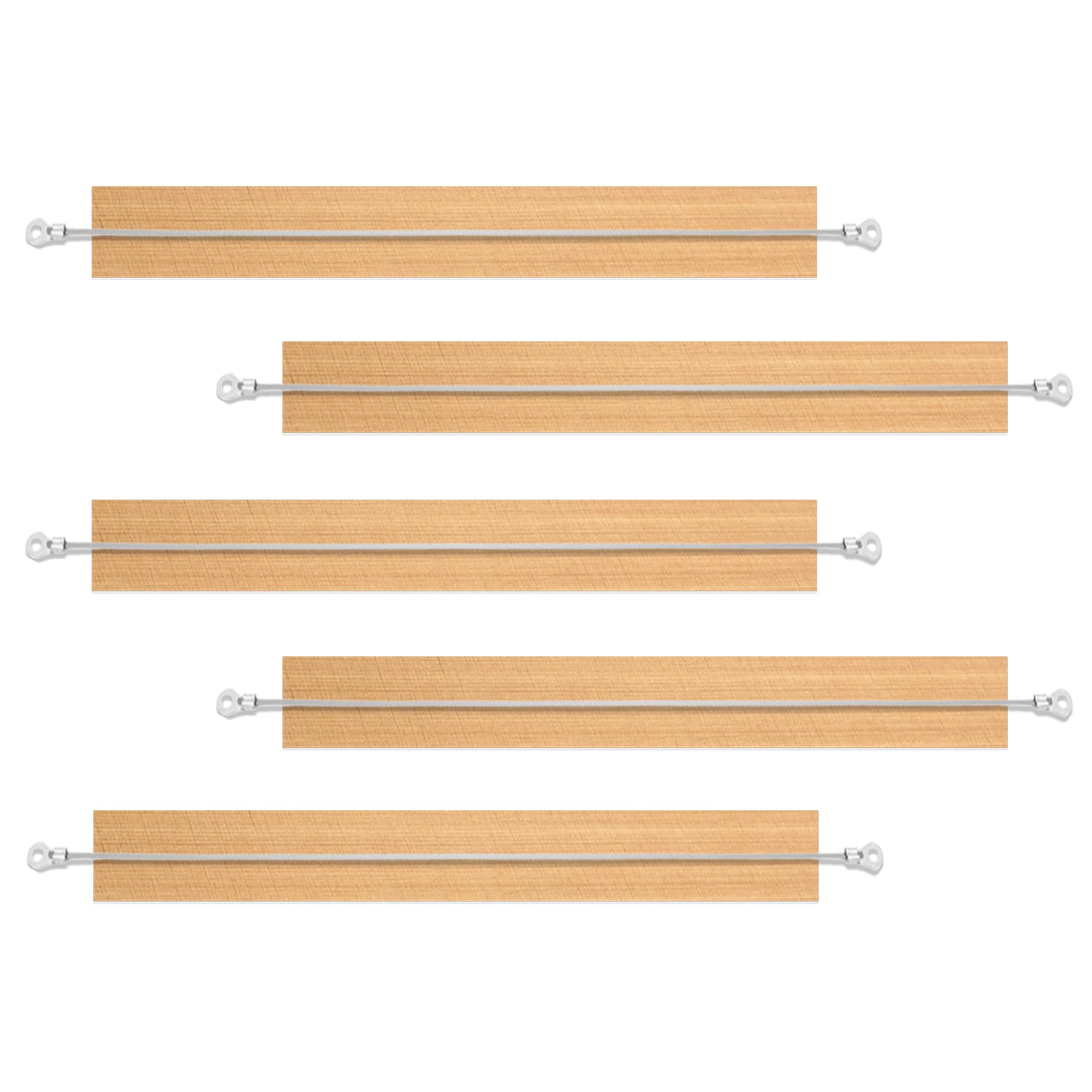 5Pcs 300mm Impulse Heat SEALERS Element and Teflon Strip SPARES KIT, Impulse Heat Sealer Replacement Parts Heating Element Spare Repair Kit (5 PCS, 300mm)