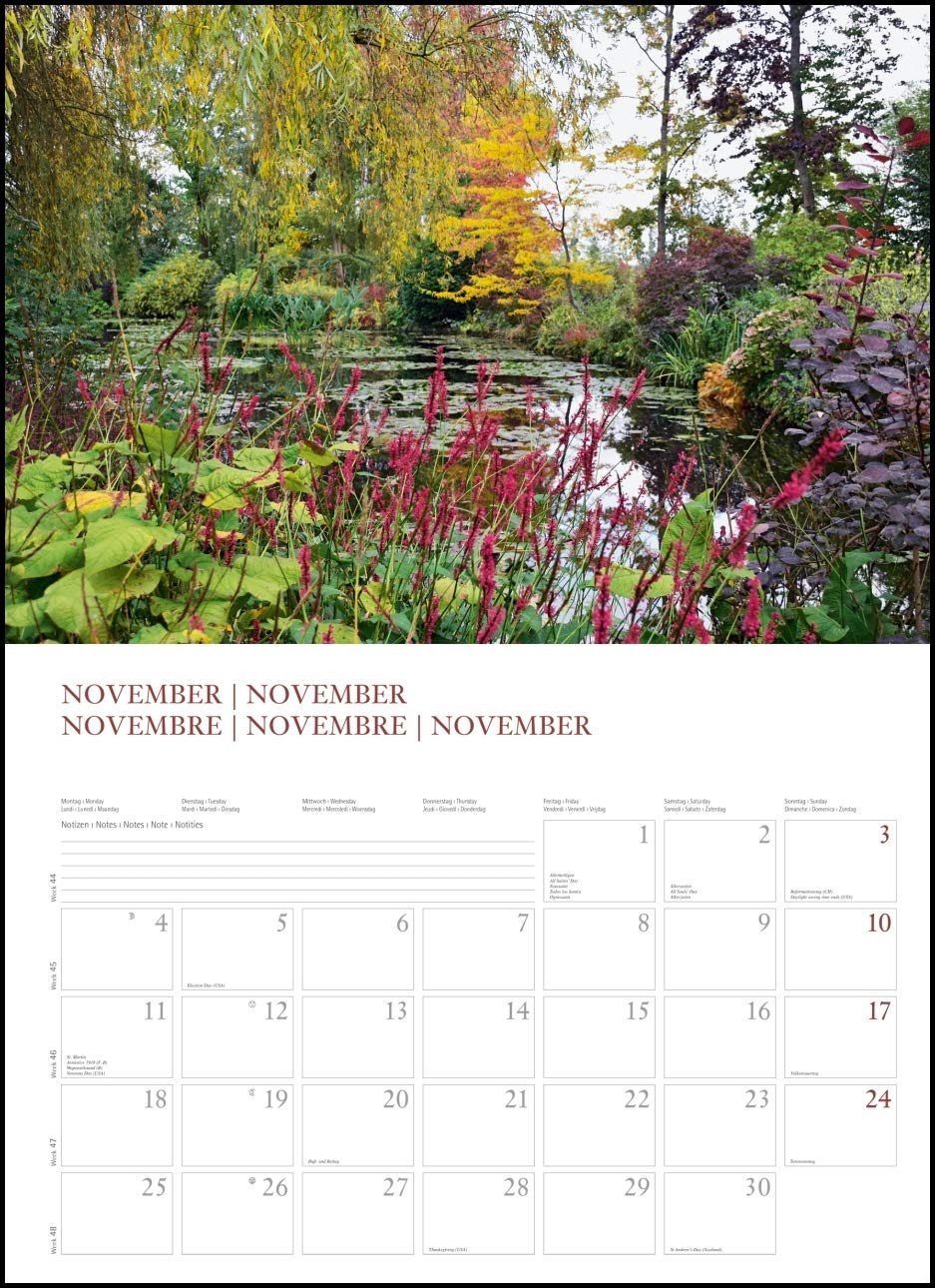 Monets Garten In Giverny 2019 9783832040062 Amazon Com Books