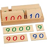Hidoggy Montessori Small Number Cards with Box