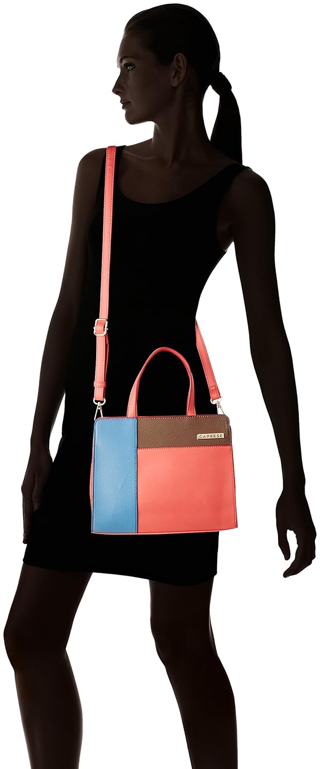 caprese tyler women's satchel (coral) ()