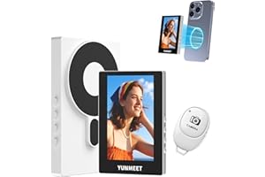 sunshot Back Camera Monitor iPhone Wireless Recording 1080P, Magnetic Phone Vlog Selfie Monitor Screen Using Phone Rear Camer