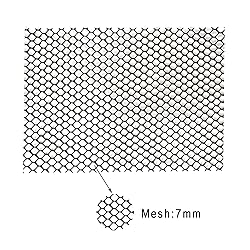 2-Pack Plastic Gutter Guard Mesh Roll 6” x 20Ft