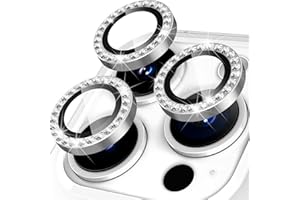 Suoman for iPhone 14 Pro 6.1 inch /14 Pro Max 6.7 inch Camera Lens Protector, Set with Diamonds Bling Camera Cover Tempered G