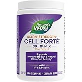 Nature's Way Ultra Strength(1) Cell Forté Drink Mix, IP-6 & Inositol Powder Supplement, Supports Immune Health & Natural Killer Cell Activity*, Citrus Flavored, Vegan, 14.6 Oz (Packaging May Vary)