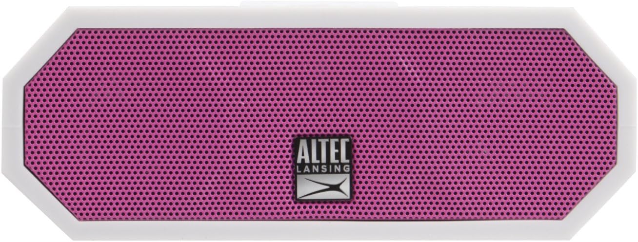 Altec Lansing IMW448 Jacket H2O 3 Floating Bluetooth Waterproof Speaker (White/Pink)
