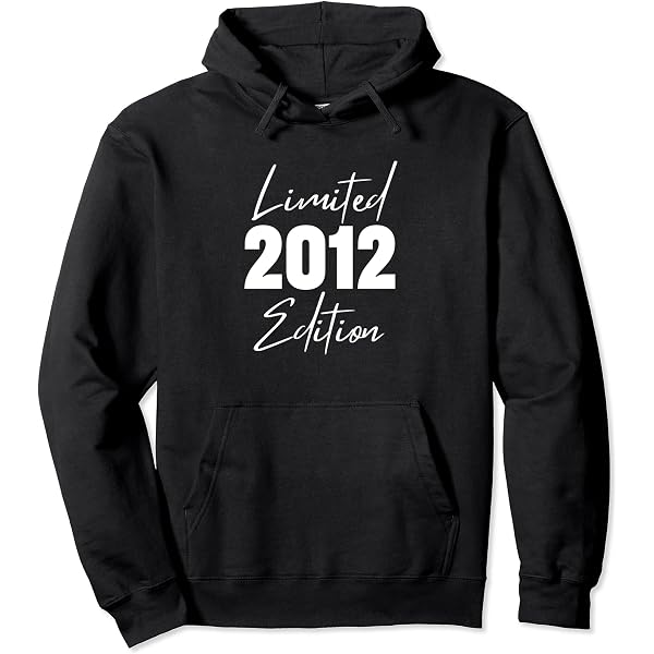 Sudadera Vintage Edición Limitada 'Born In 2012' - Para Cumpleaños, Regalo Divertido, Talla única