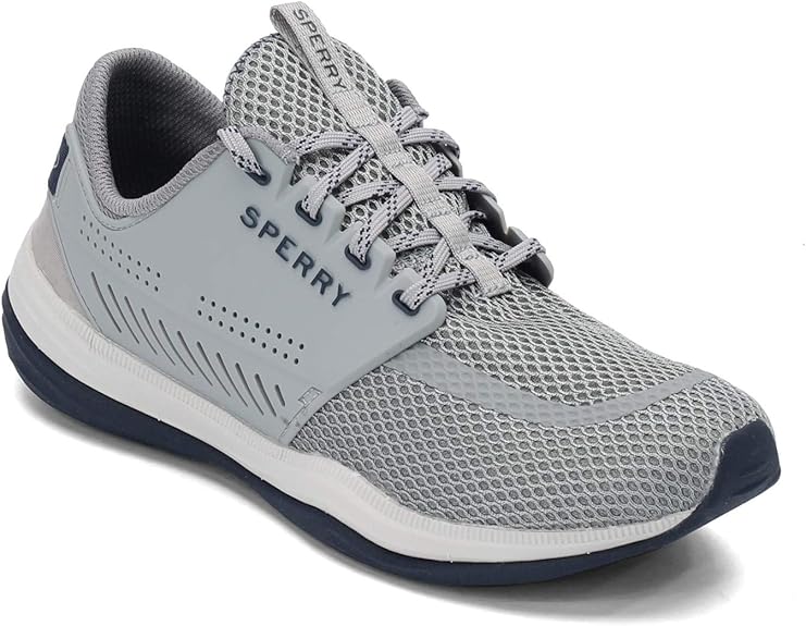 gray sperry sneakers